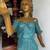 Life size lady bronze sculpture, holding a bird 5 thumbnail