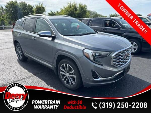 Certified 2019 GMC Terrain Denali Satin Steel Metallic 1