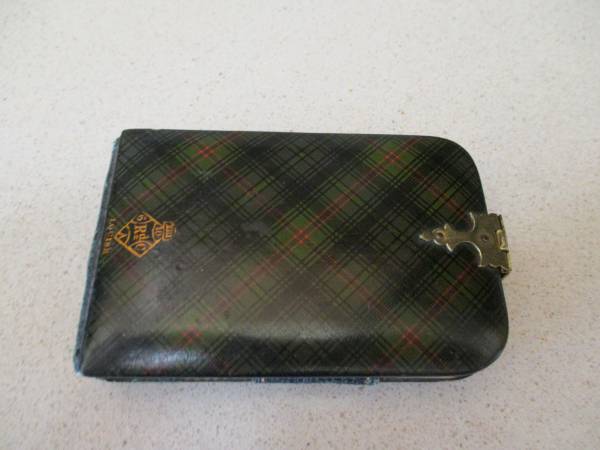 Mauchline tartanware notepad 1