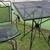 Patio Set - Wrought Iron Bar Height Table and 2 Chairs 2 thumbnail