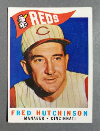 Seattle legend Fred Hutchinson vintage baseball card 1