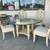 Beautiful glass top outdoor/indoor dining table with 4 chairs patio 1 thumbnail