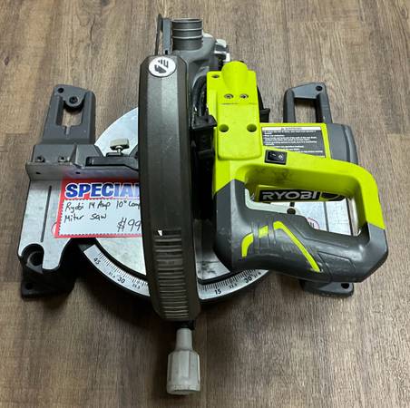 Ryobi 14 Amp 10” Compound Miter Saw 1