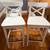 SET of 4 IKEA Ingolf Barstools / Bar Stools (WHITE) — Solid wood, Never used 4 thumbnail