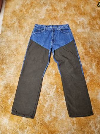 Wrangler Pro Gear Blue Jean Upland Brush Pants size 36 x 30 NEW 1