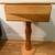Modern custom handmade chess table stand in solid maple 1 thumbnail
