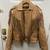 Women’s Hot Leathers Fringed Biker Jacket - Size 40 1 thumbnail