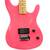 Viper GE93 Electric 6 String Guitar By BG Guitars Hot Pink 2 thumbnail