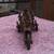 RARE & ORIGINAL HUBLEY CAST IRON TOY MOTORCYCLE WITH CRASH CART 3 thumbnail