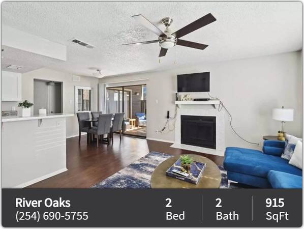 $1,044 / 2br - 915ft2 - ¡Pisos de baldosa en este apartamento! Duraderos y fáciles de limpiar! (Kileen - Eastlake Shopping Center)63806837427201120