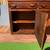 Mid-Century Hand-Carved Wood Sideboard Cabinet with Leaf Motif – 48.5" 7 thumbnail