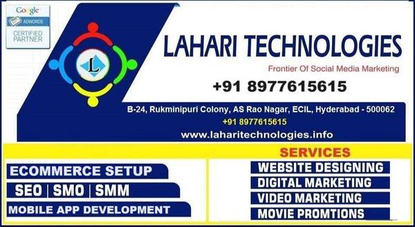 Web Design & Digital Marketing Services |Lahari Technologies,Delhi 1