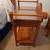 Vintage Oak Wash Stand Table 3 thumbnail