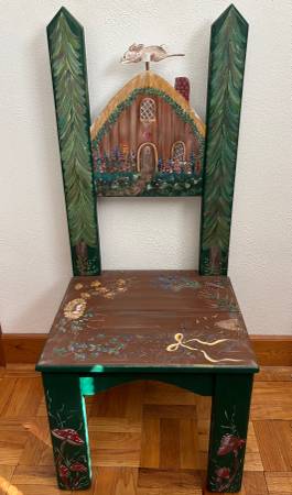 Decorative Hand Painted Chair 1