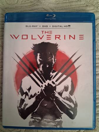 Like New (2 Disc Set, Blu-ray & DVD) "The Wolverine" 1