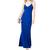 $89 NWT B Darlin Women's Dark Blue Juniors' Lace Back Gown 1 thumbnail