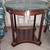 Bombay Co Neoclassical Empire Style Mahogany Round Marble Top Table 1 thumbnail
