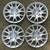 14 " Automobile Wire Retention Hub Caps Set Of 4 Brand New 1 thumbnail