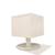 Cute Modern White Cube Side Table. Top slides opens for storage 1 thumbnail