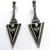 Vintage Black Onyx Marcasite 925 sterling silver earring for women 1 thumbnail