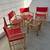 Set of Four Bamboo Director's Chairs w/ Table 1 thumbnail