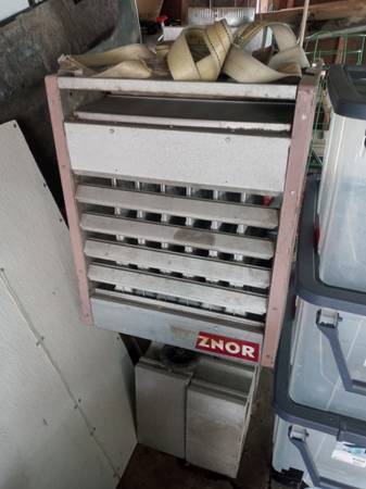 Reznor 250k btu warehouse/garage heater 1