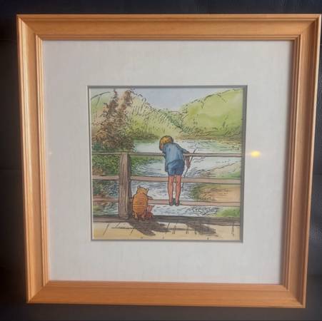 Winnie the Pooh framed print 1
