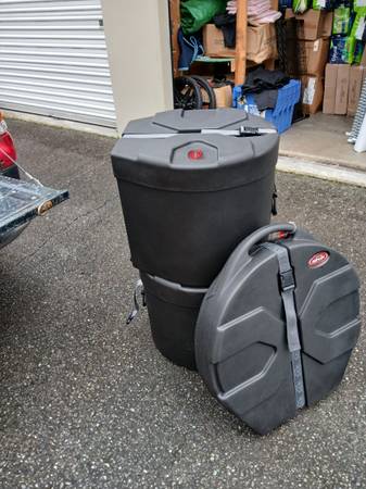 Drum cases hard plastic 1
