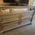 Elegant Mirrored Silver Dresser and two mirrored nightstands 2 thumbnail