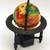 VINTAGE Miniature Diecast Brass Metal World Globe Pencil Sharpener 3 thumbnail