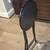 Black foldable stool with back 5 thumbnail