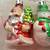 New Set of 2 Santa and Snowman Christmas Home Ornament Holiday Gift 4 thumbnail