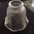 Vintage Fan light shades, glass, beaded, fluted - set of 6 1 thumbnail