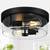 Two-Black Flush Mount Ceiling Light Fixtures.(New in box) 1 thumbnail
