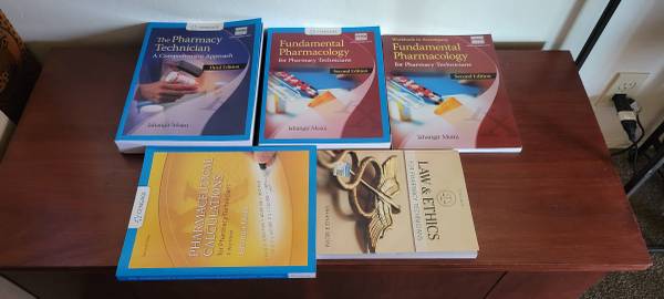 Pharmacy Tech Textbooks and Supplies 1