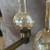 Vintage Chandelier W/ Iridescent Globes 2 thumbnail