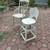 Vtg. Metal & Wood Stools. Seat Ht 21" Total 32". Very Cool. 4 thumbnail
