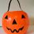 1968 Pumpkin with Smiley Face & Strap Handle Empire Plastics Halloween 6 thumbnail