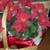 GORGEOUS Basket of Christmas X-Mas Faux Flowers CHEAP! 2 thumbnail
