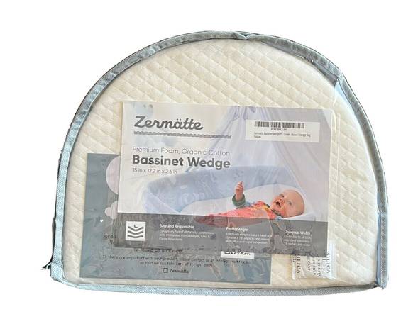 Zermatte Bassinet Wedge Pillow never used 1