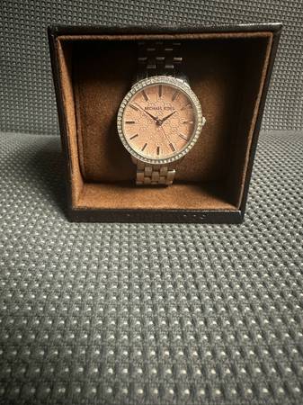Pink & Silver Michael Kors Watch 1