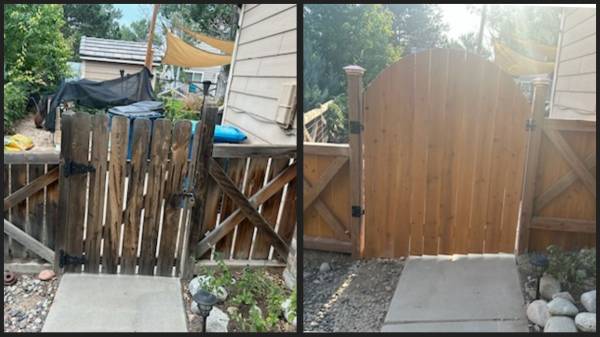 Wood Fence repair, fence gate repair, AURORA, PARKER, DENVER 1