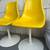 Vintage Mid Century Modern Fiberglass Tulip Dining Chairs 3 thumbnail