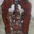 Unique Hand Carved Vintage Wooden Gaj Lakshmi Sculpture 2 thumbnail