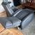 LAST CHANCE grey faux leather recliner like new 4 thumbnail