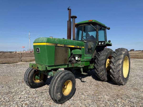 4640 John Deere Tractor with Cab and Duals - $23,900 1