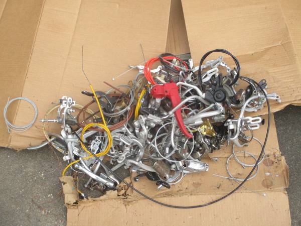 Many Front & Rear Brakes Parts Etc. for Bicycles with Hand Brakes 1