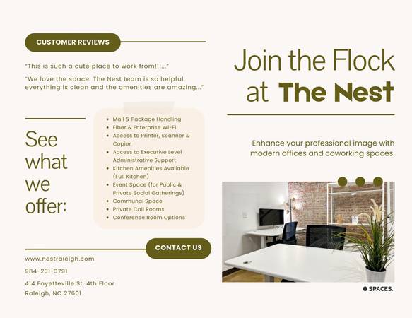 Elevate Your Workspace at The Nest 1