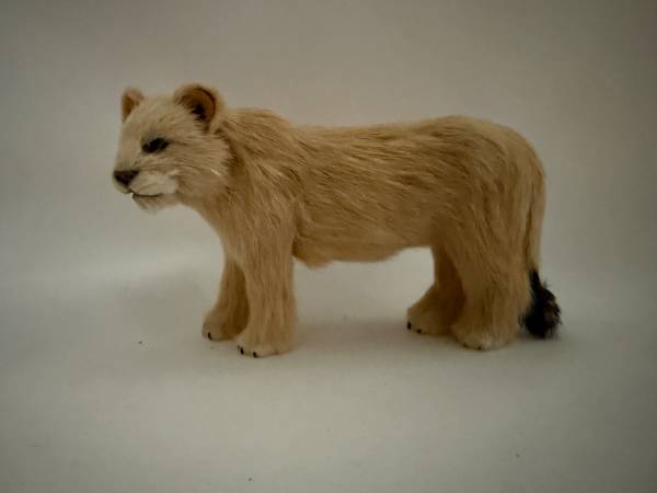 Lioness Fur Figurine - 4" x 5" From Conversation Concepts. 1