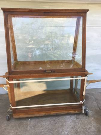 Oak display cases 1